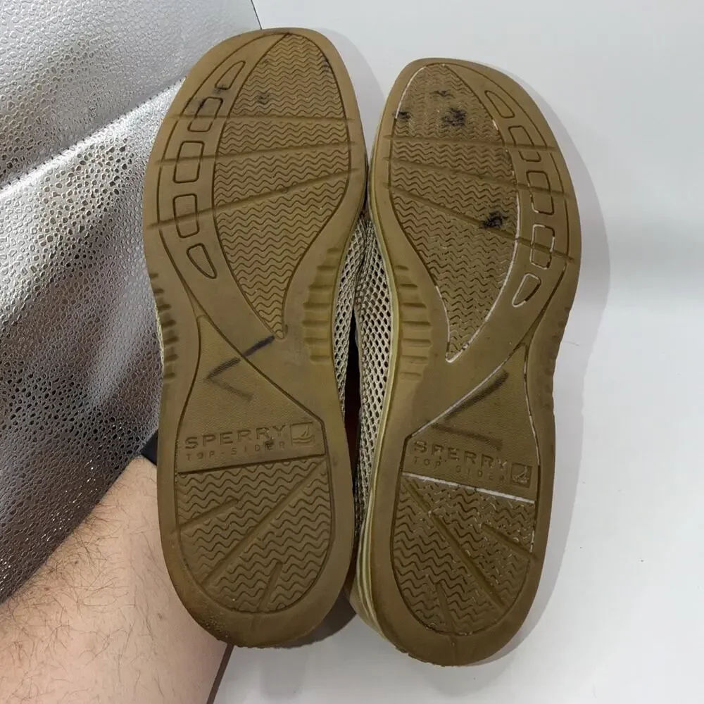 Size 9 - Women’s Sperry Boat Shoes - Beige STS95999